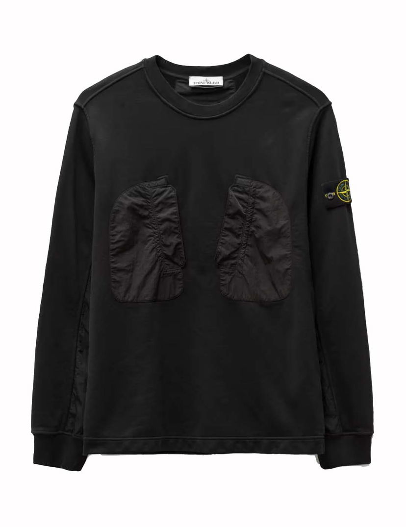 Džemper Stone Island Felpa Crewneck Crna | 781563954.V0029