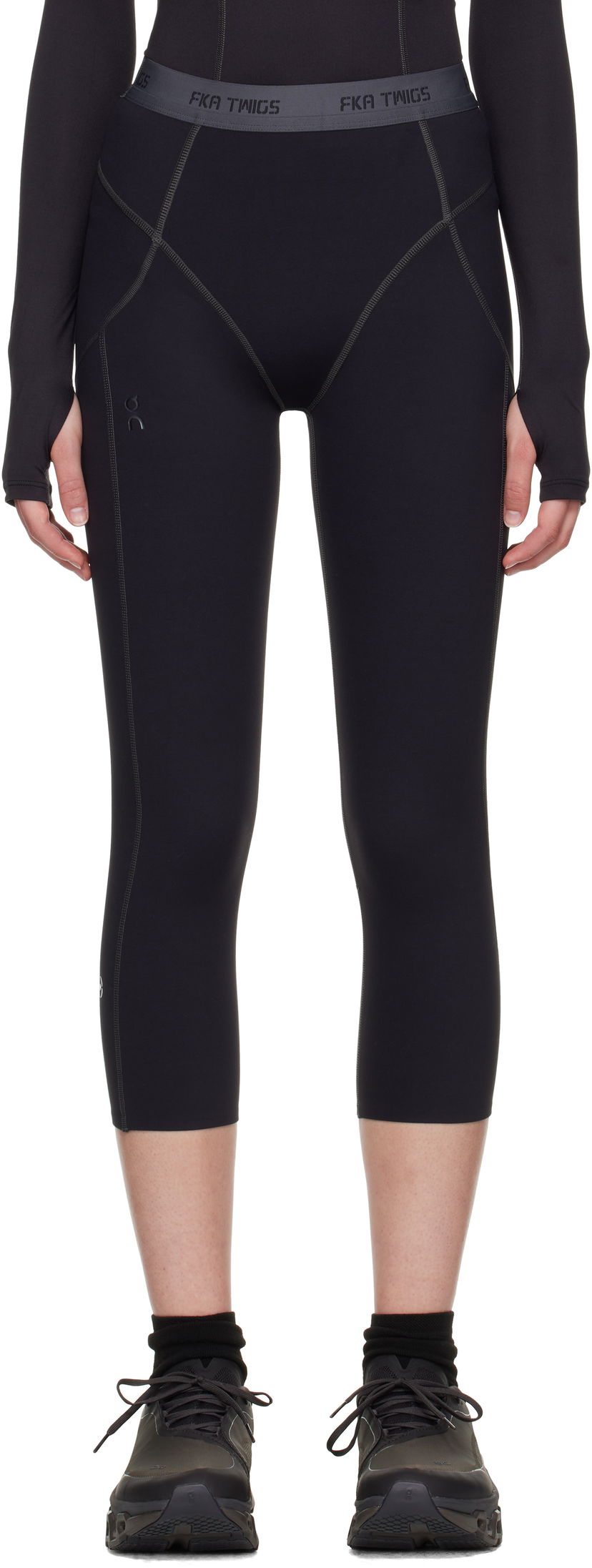 Tajice On Running FKA twigs Edition Studio Sport Cropped Leggings Crna | 1WF11690553