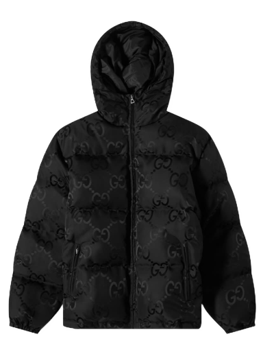 Pernata jakna Gucci GG Jaquard Down Jacket Crna | 698710-Z8A2S-1000