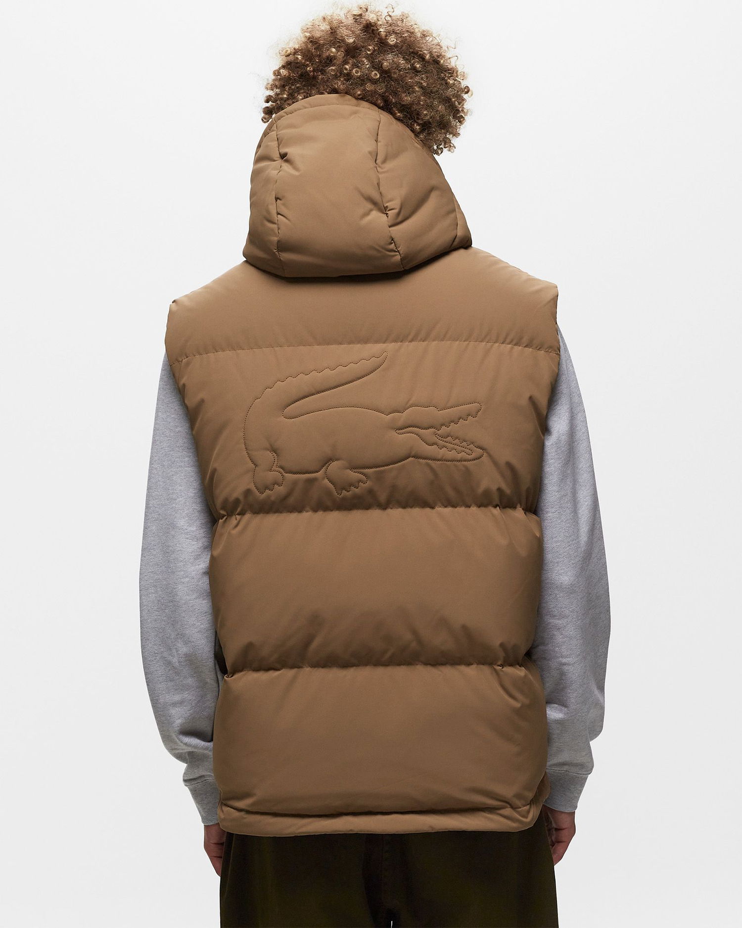 Prsluk Lacoste JACKET Vests Smeđa | BH1611-SIX, 1