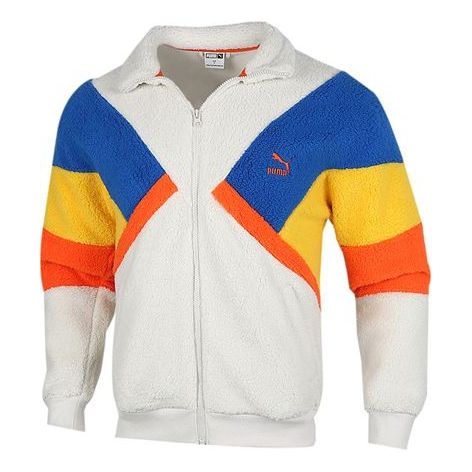 Jakna Puma Retro Block Sherpa Stand Collar Casual Jacket Višebojno | 530808-05