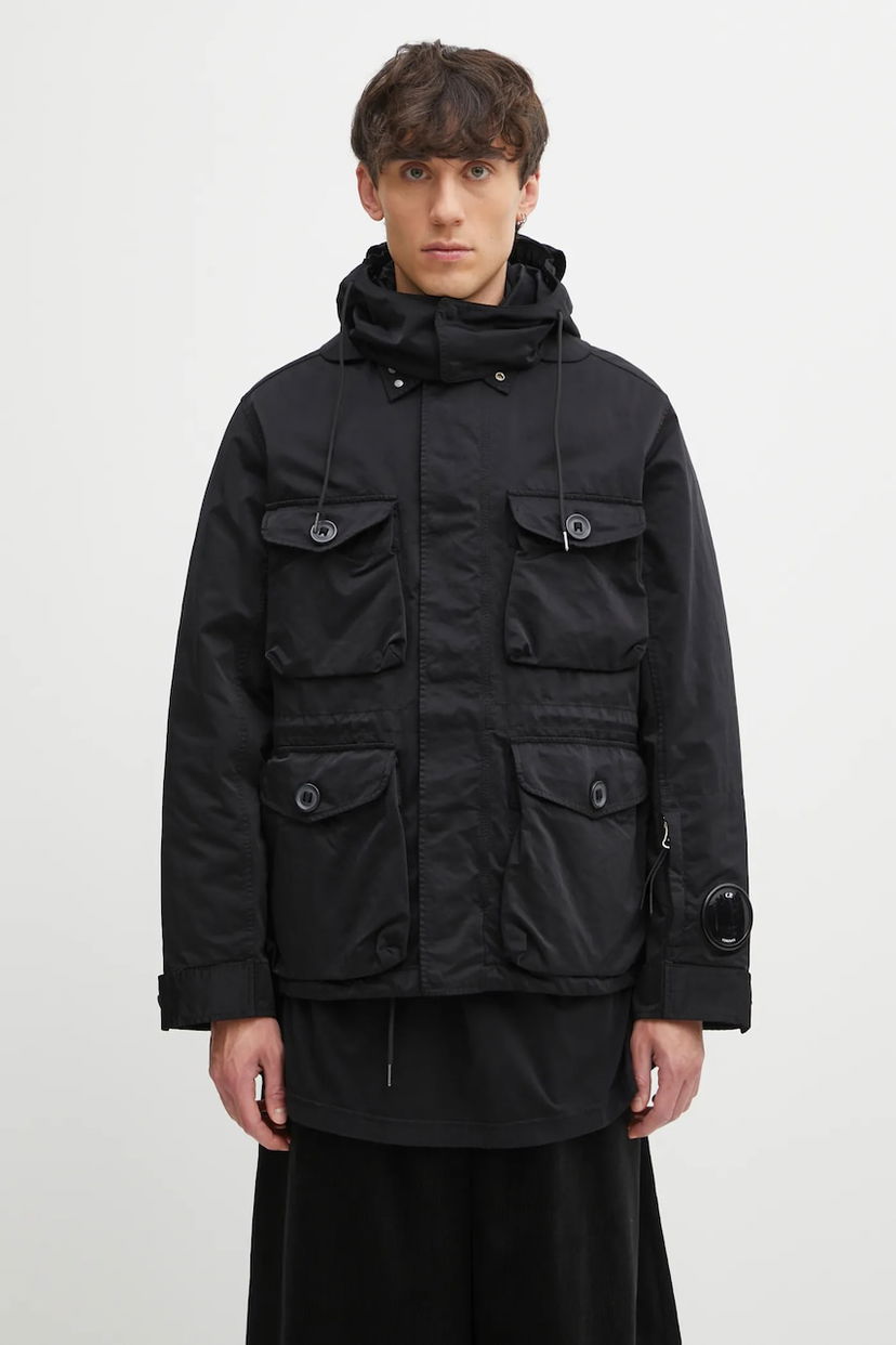 Parka C.P. Company Winter Hooded Multi-Pocket Down Jacket Crna | 19CMOW188A110089G