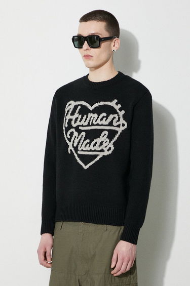 Džemper Human Made Low Gauge Knit Sweater Crna | HM27CS038, 3