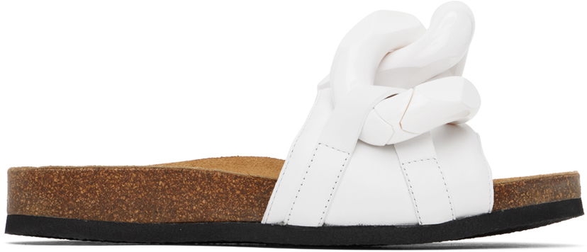 Dodaci JW Anderson JW Anderson Chain Slides Bijela | ANW36015A