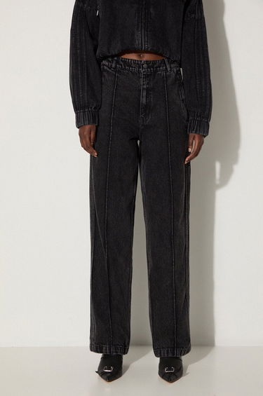 Jeans adidas Originals High Waist Jeans Crna | IY7407, 0