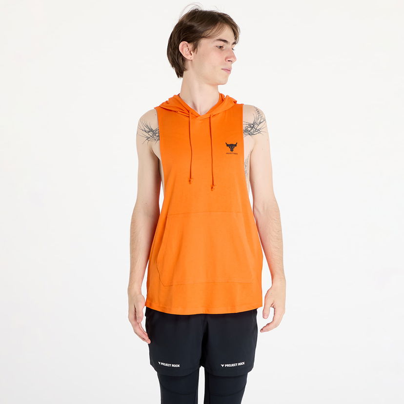 Majica kratkih rukava Under Armour Project Rock SL HD Payoff Top Team Orange/ Black Narančasta | 1387796-800