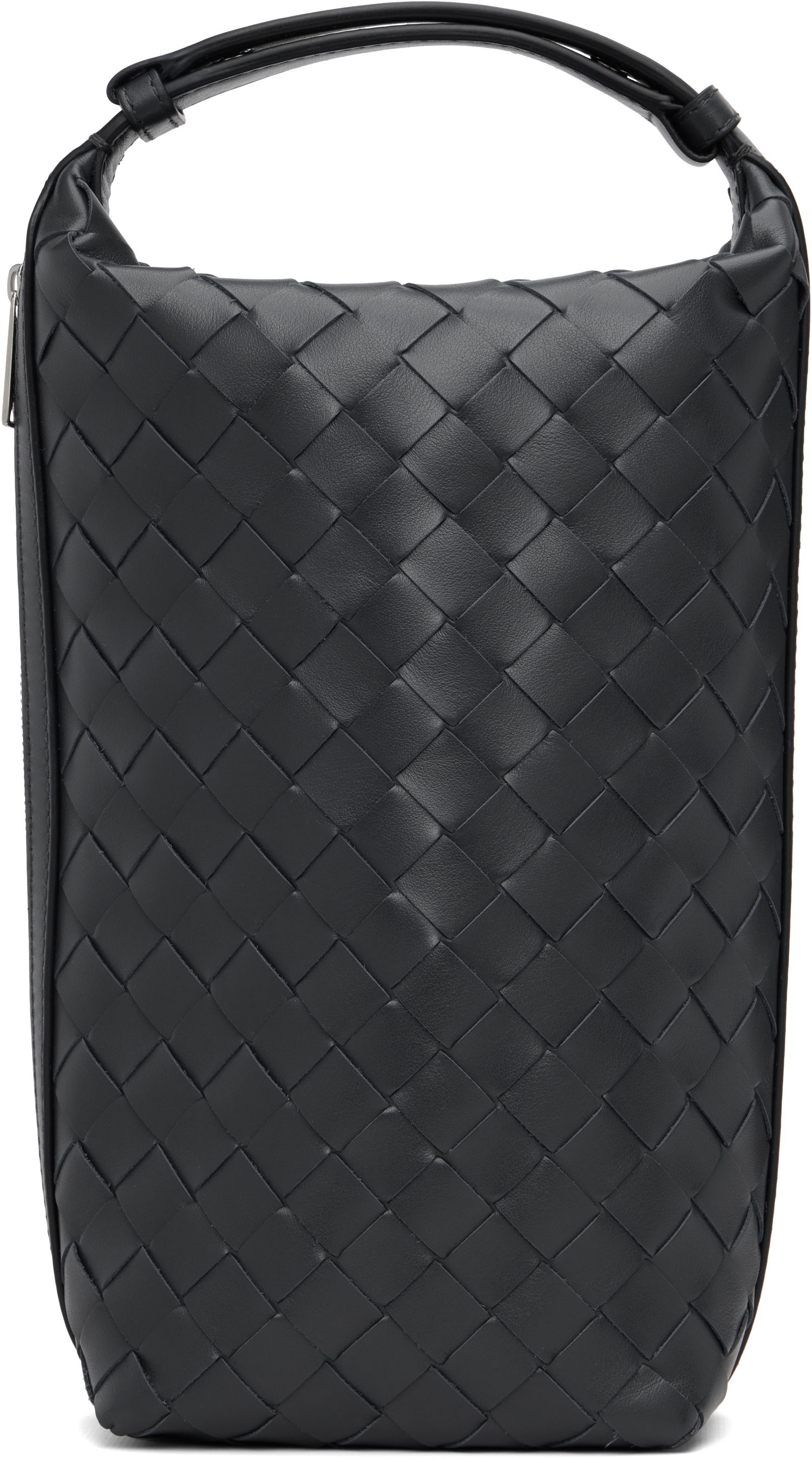 Novčanik Bottega Veneta Bottega Veneta Intrecciato Vertical Wallace Leather Pouch Crna | 826765V2HL02077, 0