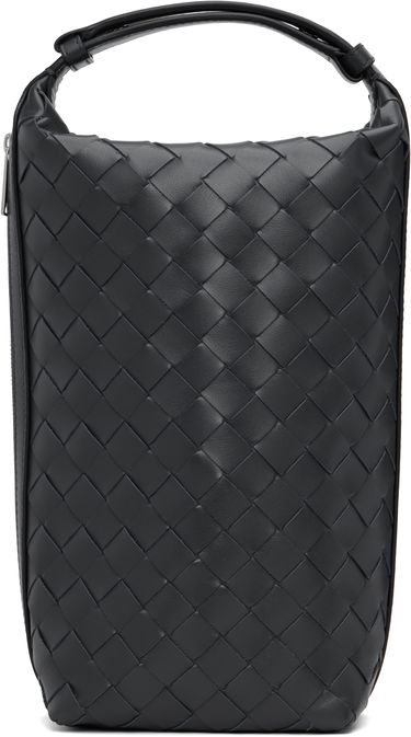 Novčanik Bottega Veneta Bottega Veneta Intrecciato Vertical Wallace Leather Pouch Crna | 826765V2HL02077, 0