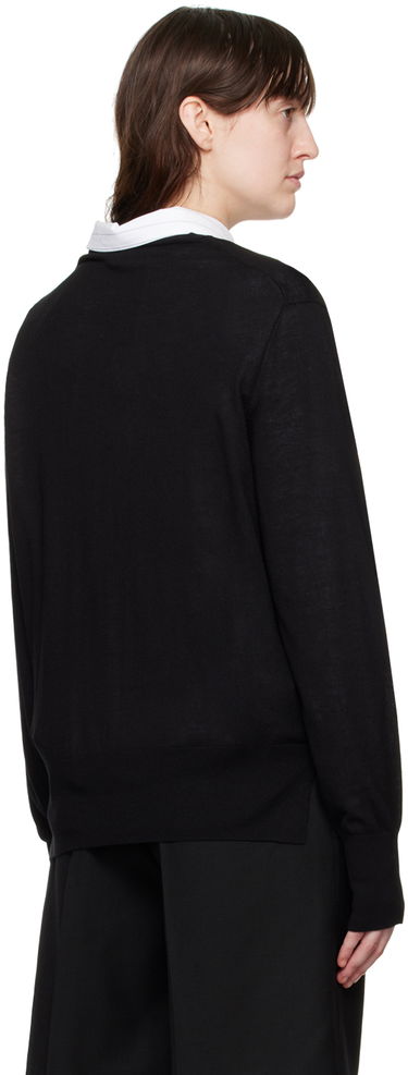 Džemper TOTEME Crewneck Knit Sweater Crna | 243-WRT0346-YA0084, 2