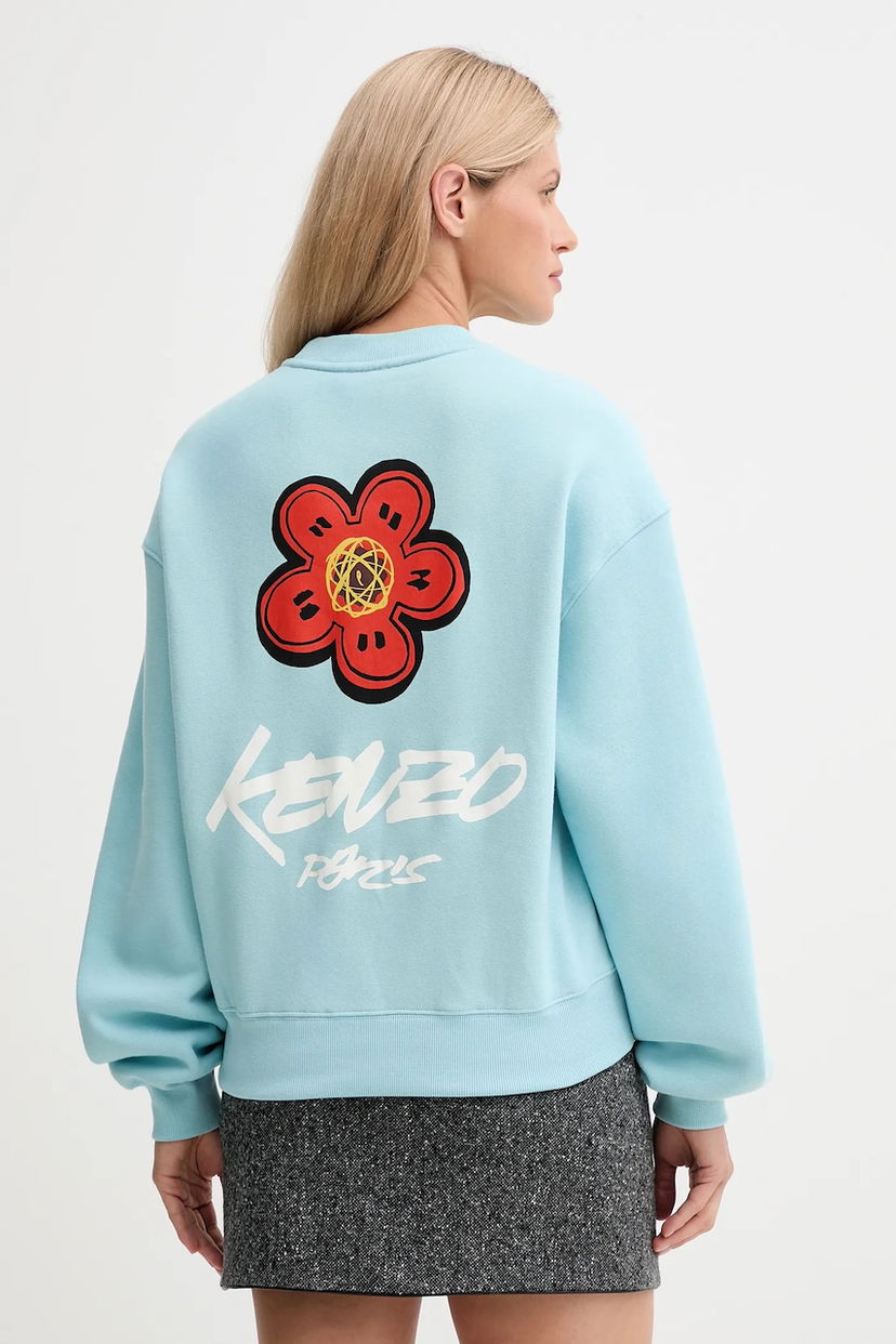 Dukserice KENZO Kenzo x Futura Graphic Print Sweatshirt Plava | FF62SW4504MB