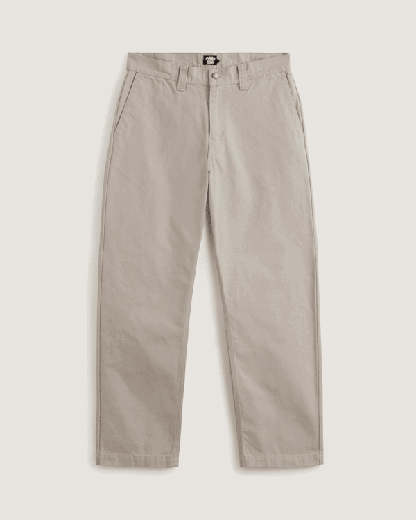 Hlače Vans Skate Loose Chino Trousers by Atiba Jefferson Bež | VN000R4Z7D6, 0