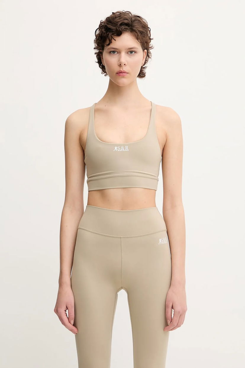 Grudnjak Sporty & Rich Sporty & Rich Sr Runner Active Bra Bež | TO087622139GY15