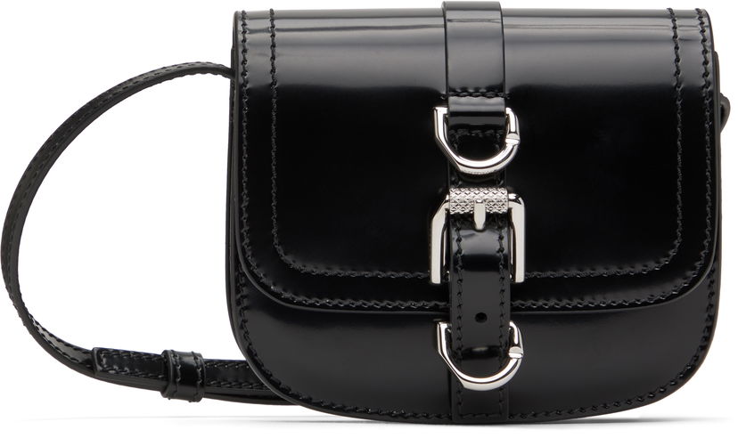 Ručna torbica Givenchy Givenchy Voyou Neck Crossbody Bag Crna | BK60F9K1YH001