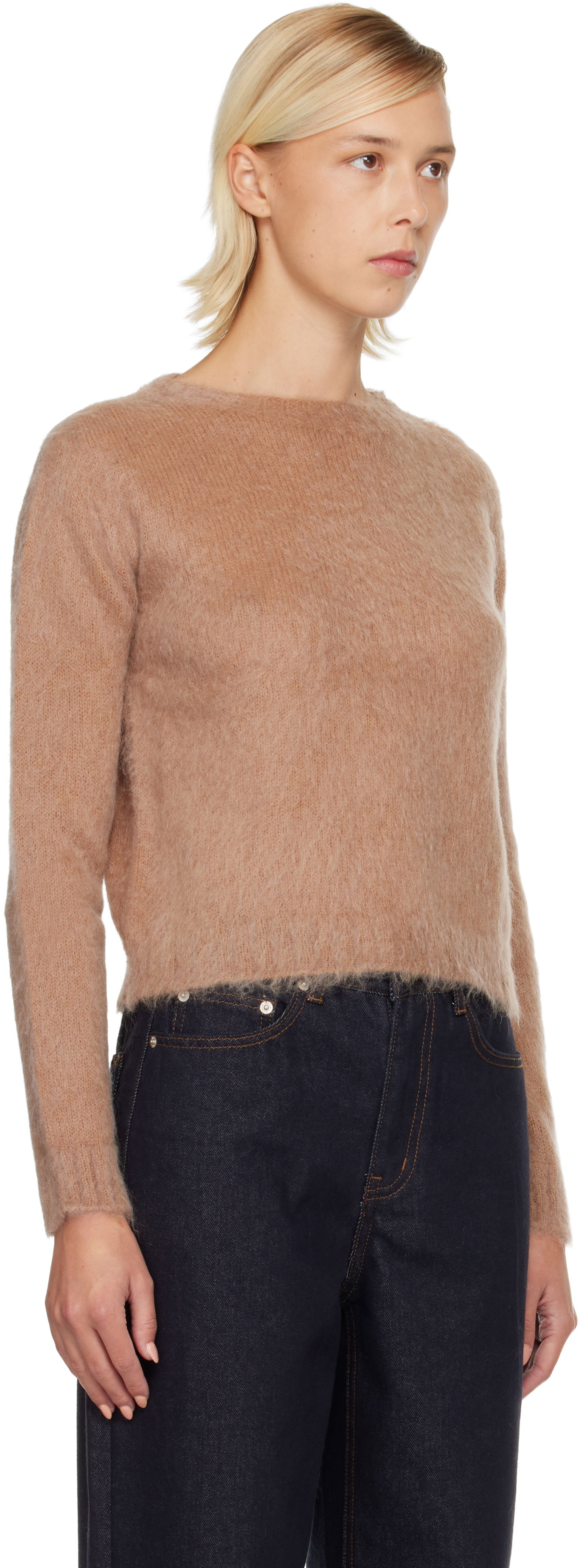 Džemper Max Mara Aceto Fuzzy Knit Sweater Bež | 2526366122600, 1