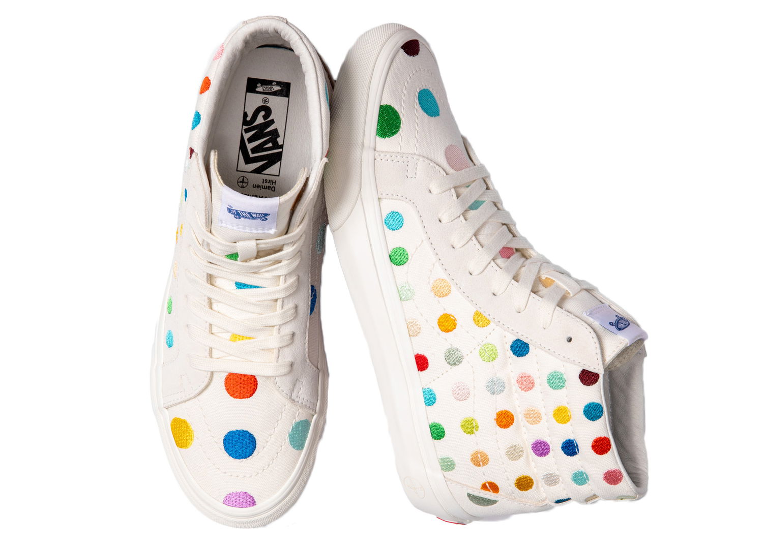 Tenisice i cipele Vans Damien Hirst x Sk8-Hi Reissue VLT LX Bijela | VN0A3MV7TFA, 1