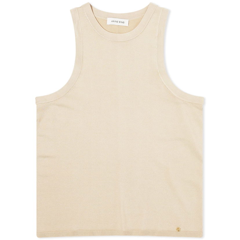 Majica bez rukava Anine Bing Noel Top, Size Large Bež | A-09-4318-290