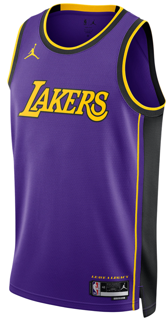 Dres Jordan Jordan LA Lakers Dri-Fit STM B22 Jersey Ljubičasta | do9563-504