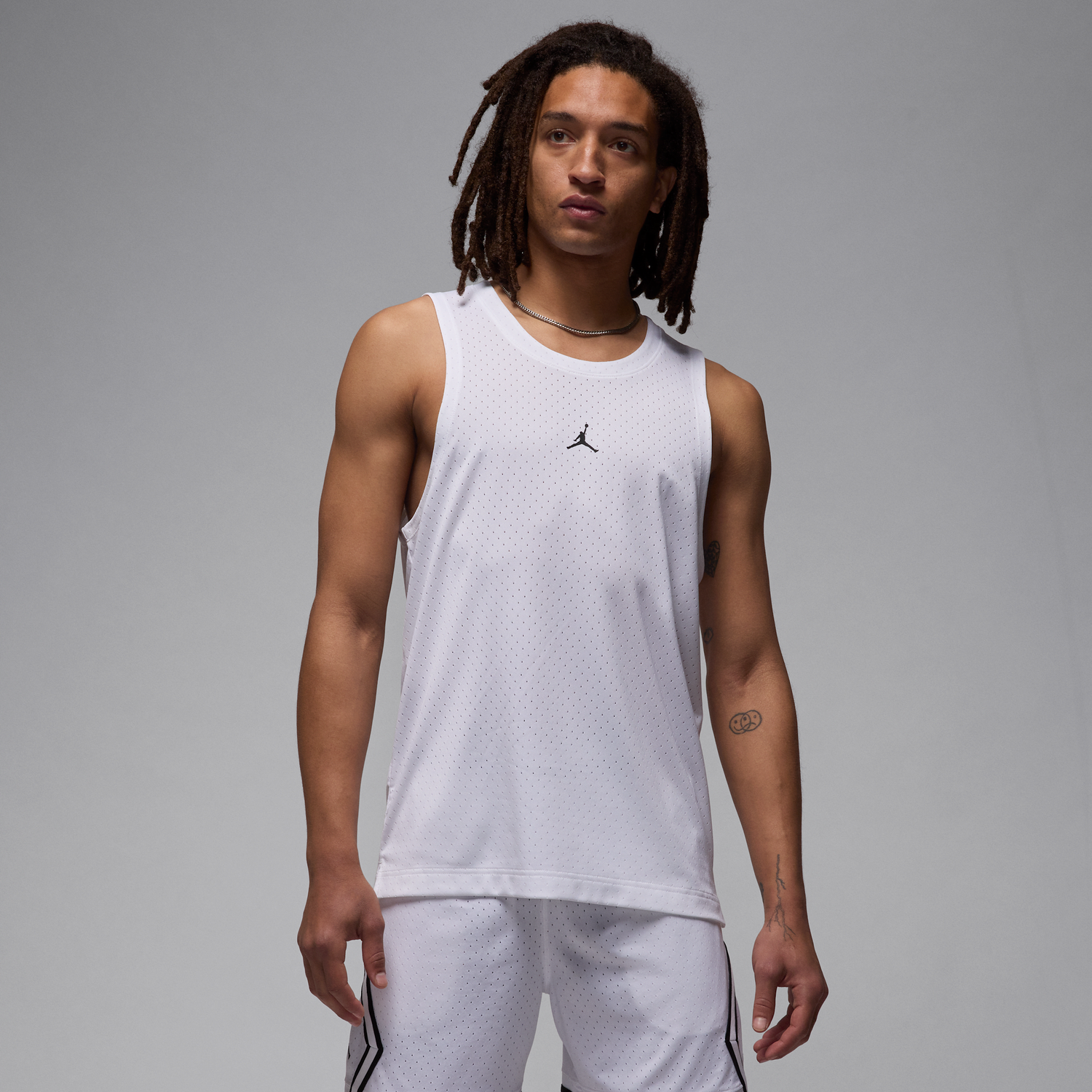 Majica bez rukava Jordan Jordan Sport Dri-FIT Mesh Jersey Bijela | HF9949-100, 0