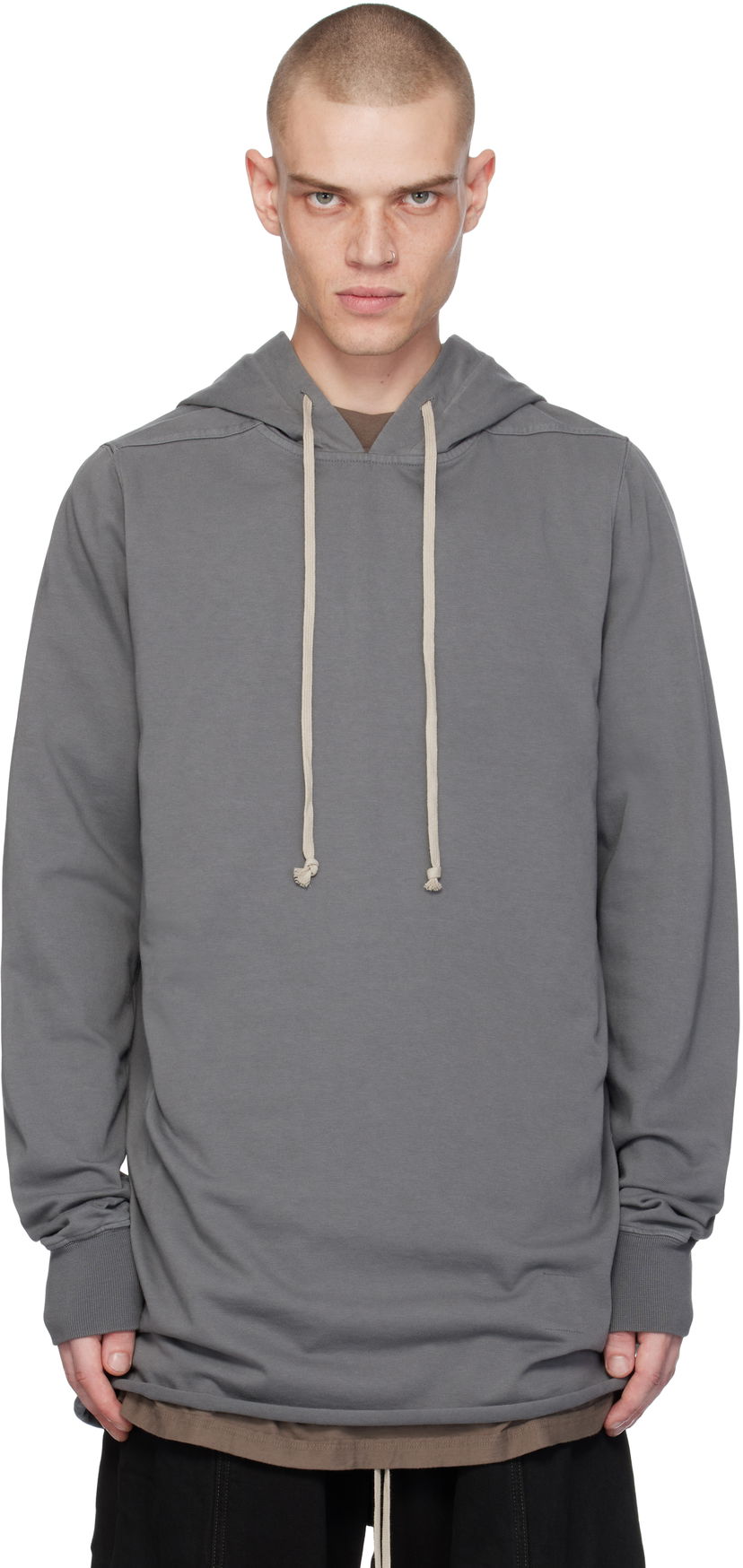 Dukserice Rick Owens Pullover Hoodie Siva | DU02D2285 RIG