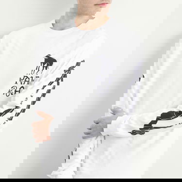 Majica kratkih rukava By Parra Parra Dog Training Graphic Long Sleeve T-Shirt Bijela | 54110-WHT, 5