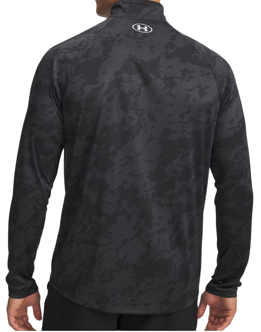 Majica kratkih rukava Under Armour Long-Sleeve Top Tech 2.0 1/2 Zip Crna | 1328495-007, 1
