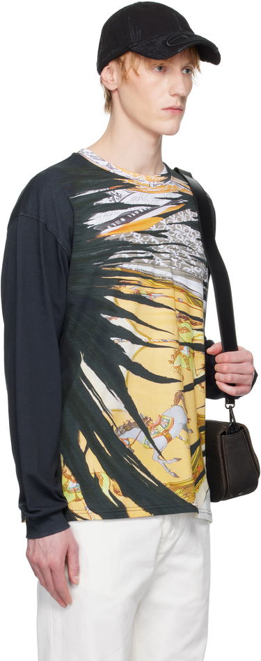 Majica kratkih rukava Diesel Diesel Carousel Graphic Long Sleeve T-Shirt Crna | A19652-0PJBL-9XXA, 1