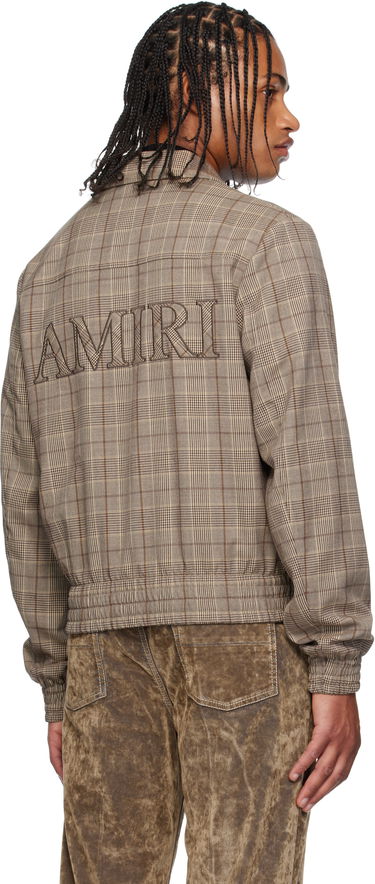 Jakna AMIRI AMIRI Check Blouson Jacket Smeđa | AMOUBN1100, 2