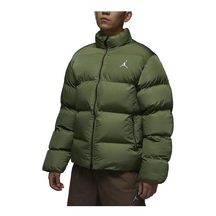 Pernata jakna Jordan Essentials Poly Puffer Jacket Zelena | FB7332-340