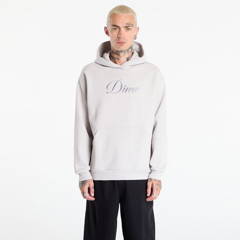 Dukserice Dime Dime Cursive Hoodie Siva | DIMEFA2556CEM