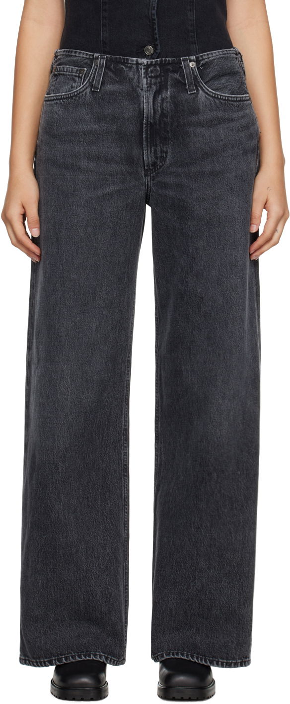 Jeans AGOLDE AGOLDE Lex Wide-Leg Jeans Siva | A9158-1346