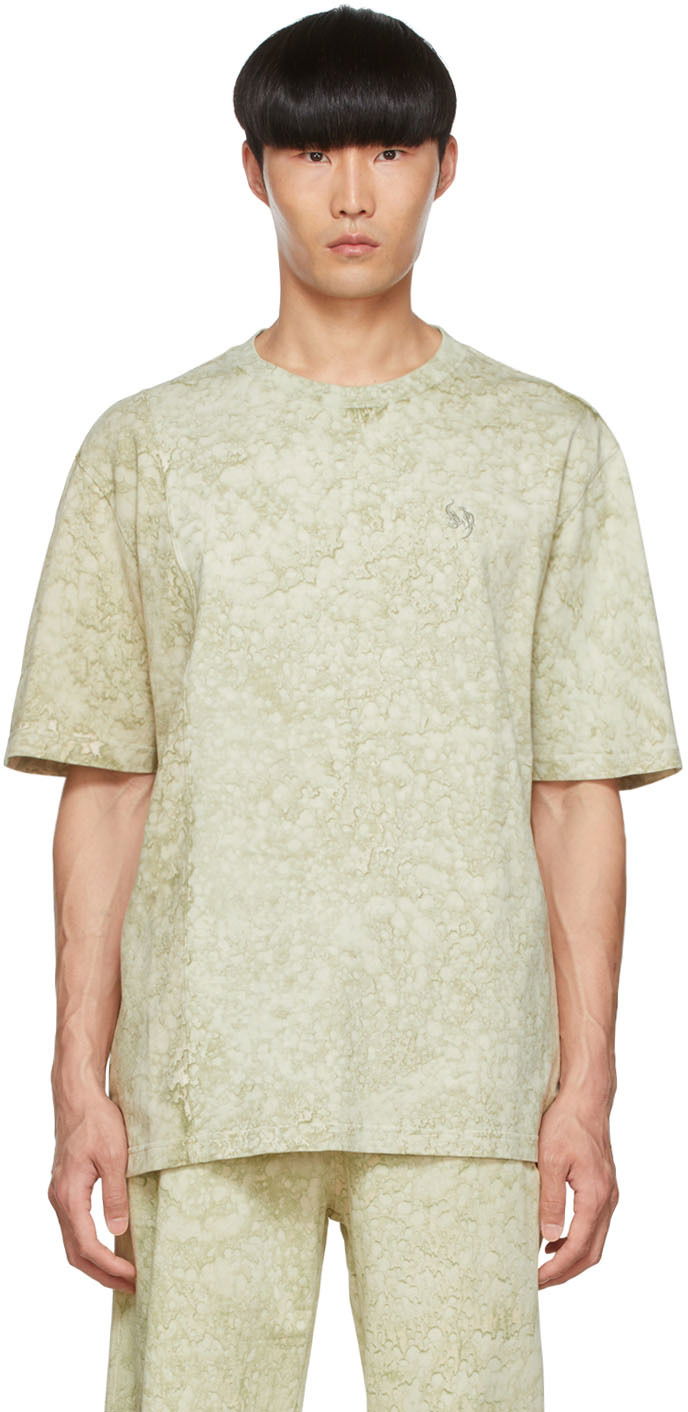 Majica kratkih rukava Feng Chen Wang Feng Chen Wang Cotton T-Shirt Zelena | FMS13TS07