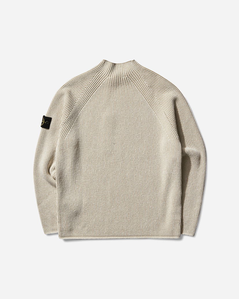 Džemper Stone Island Wool Mock Neck Sweater Bež | K2S15-5100023-S00L7 V0093