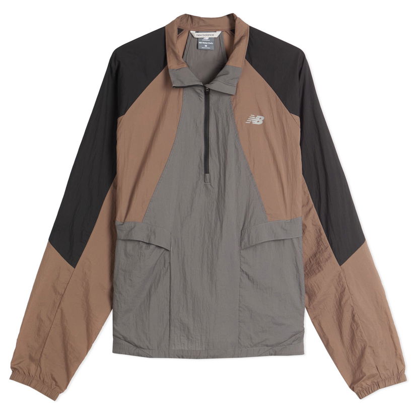 Jakna New Balance Water Resistant Better Run Jacket Smeđa | MO53206-EAS