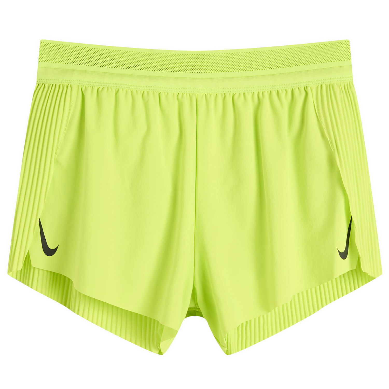 Kratke hlače Nike Aeroswift 3" Running Shorts with Perforated Waistband and Pleated Sides Žuta | FN2328-389, 0
