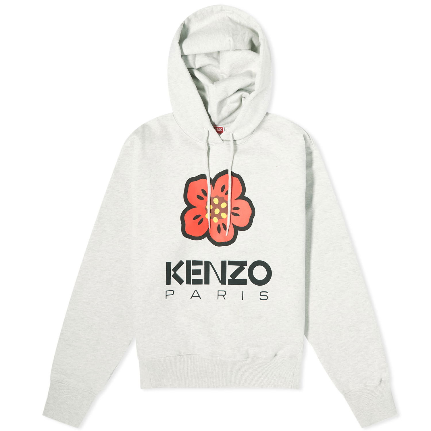 Dukserice KENZO Large Flower Logo Classic Hoodie Siva | FD62SW0634ME-93, 0