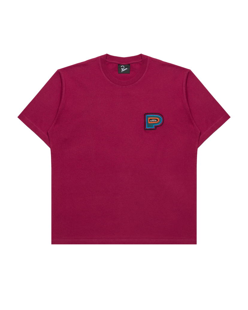 Majica kratkih rukava By Parra Parra Repeat Pea T-Shirt Tamnocrvena | 53415