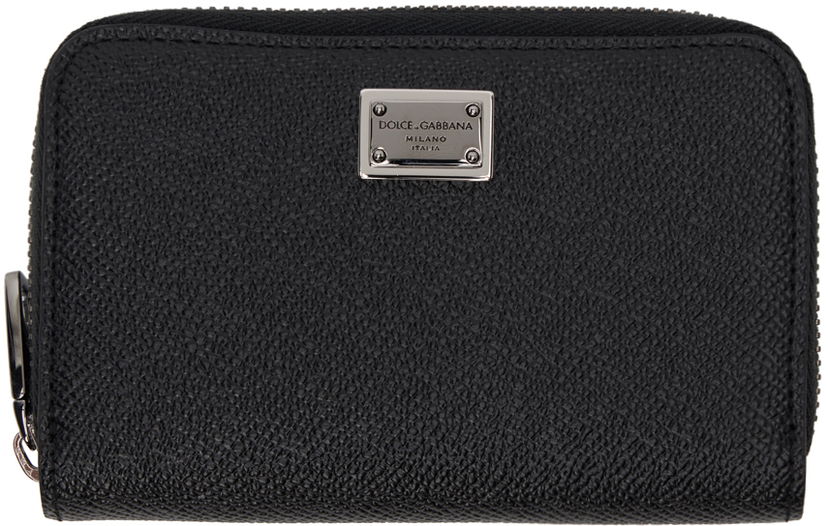 Novčanik Dolce & Gabbana Black Dauphine Zip Bifold Wallet Crna | BP2522AG219