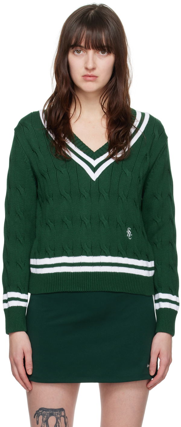 Džemper Sporty & Rich 'SRC' Sweater Zelena | WSAW233FO
