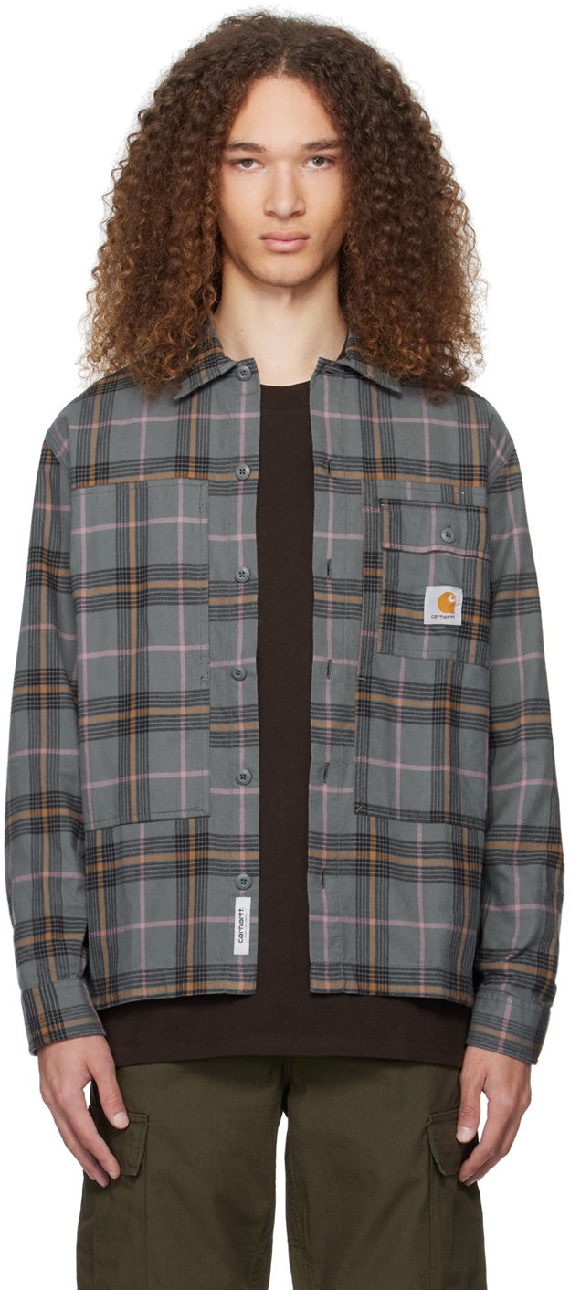 Košulja Carhartt WIP Plaid Long Sleeve Button-Up Shirt Zelena | I032903