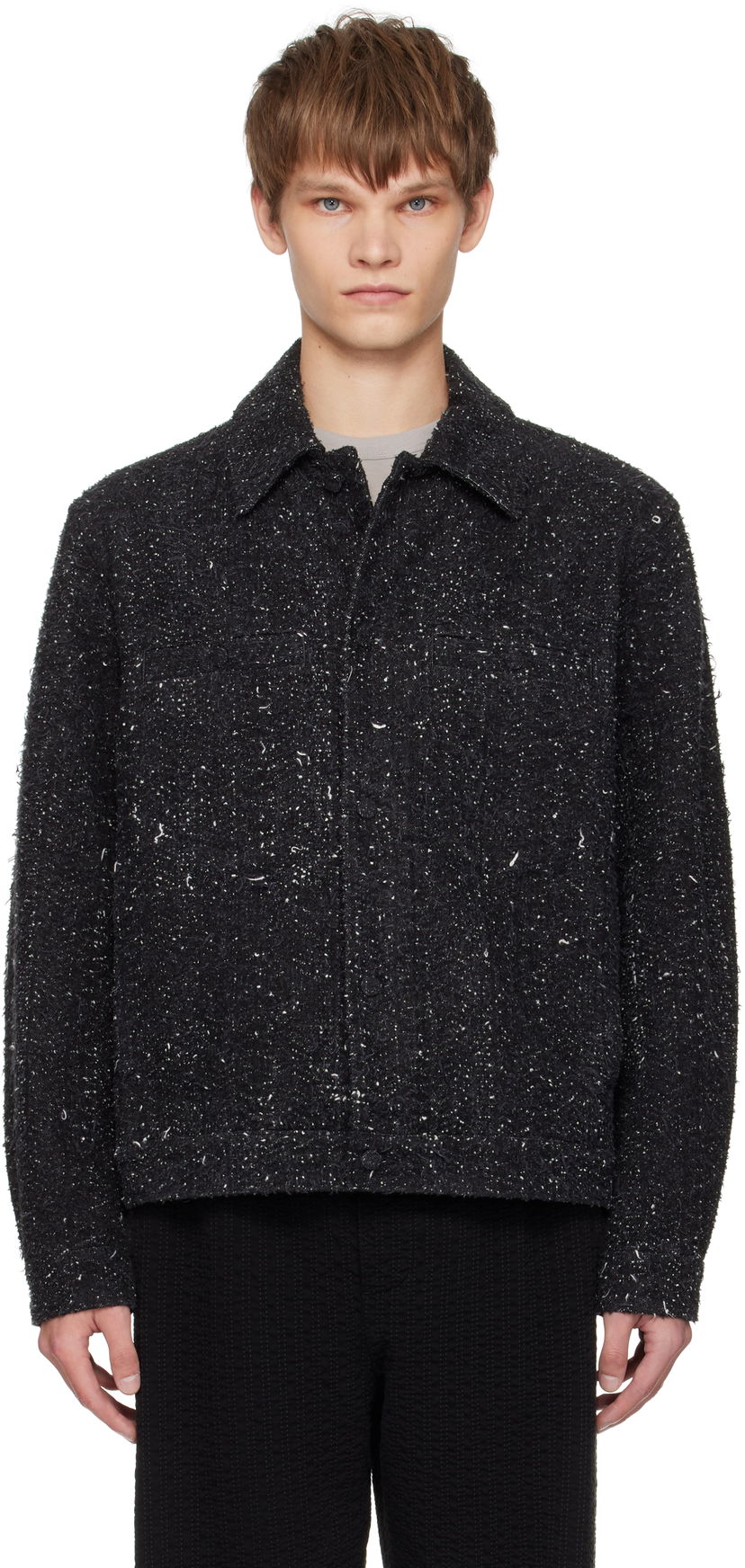 Jakna Craig Green Craig Green Towel Denim Jacket Crna | CGAW25CWOJKT74