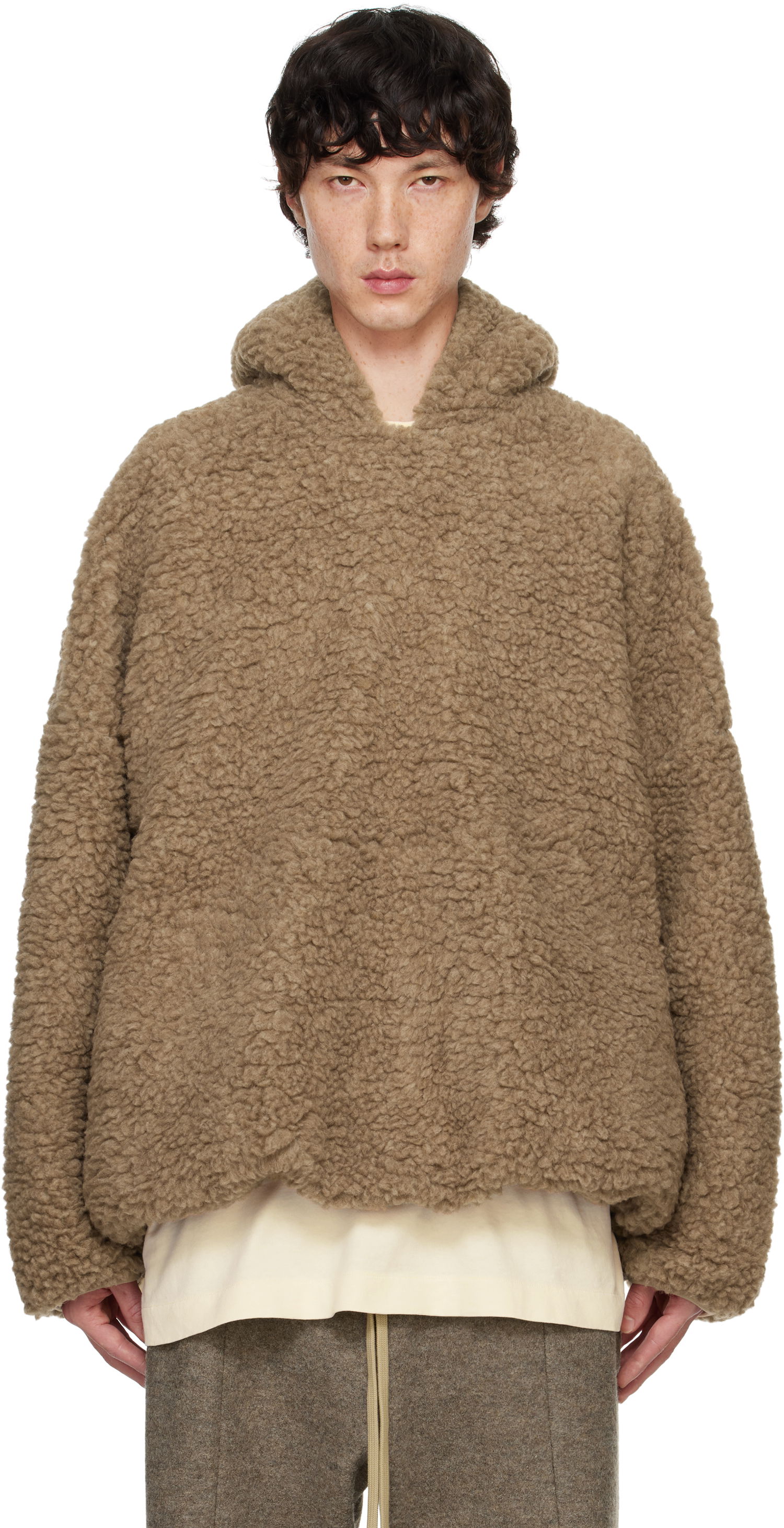 Dukserice Fear of God Fleece Hoodie Smeđa | FG24FW50-812PFL, 0