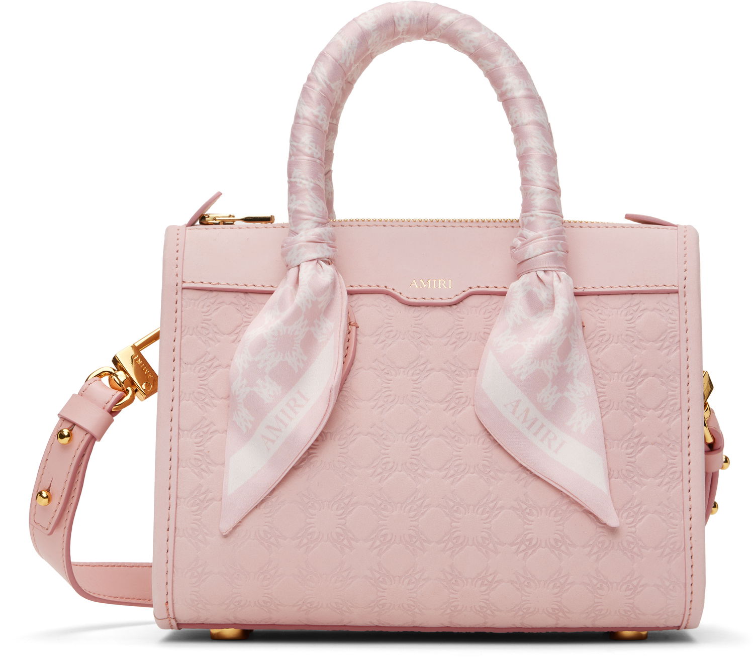 Ručna torbica AMIRI AMIRI MA Quad Micro Triangle Bag Ružičasta | AWBGTH1051, 0