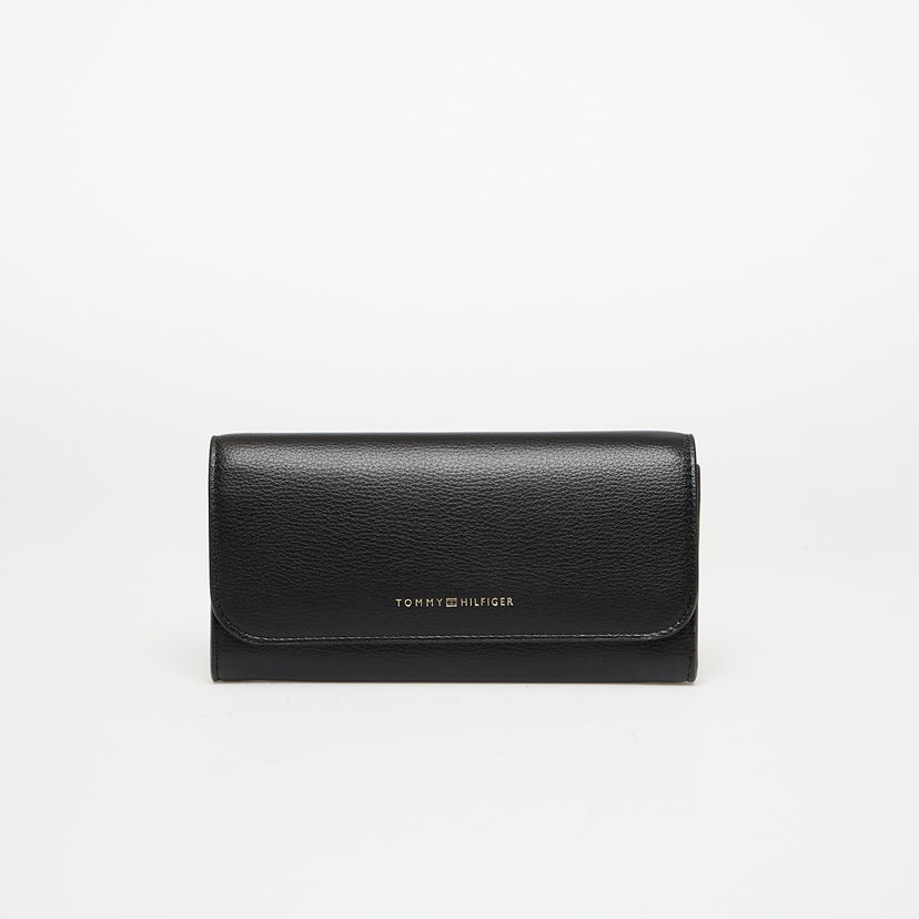 Novčanik Tommy Hilfiger Tommy Hilfiger Large Flap Wallet Crna | AW0AW17734 BDS