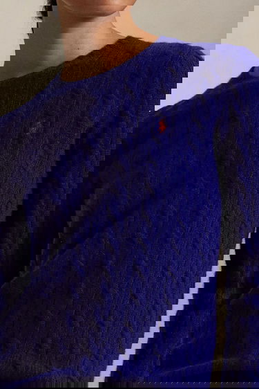 Džemper Polo by Ralph Lauren Cable-Knit Sweater Ljubičasta | 211971865012, 3