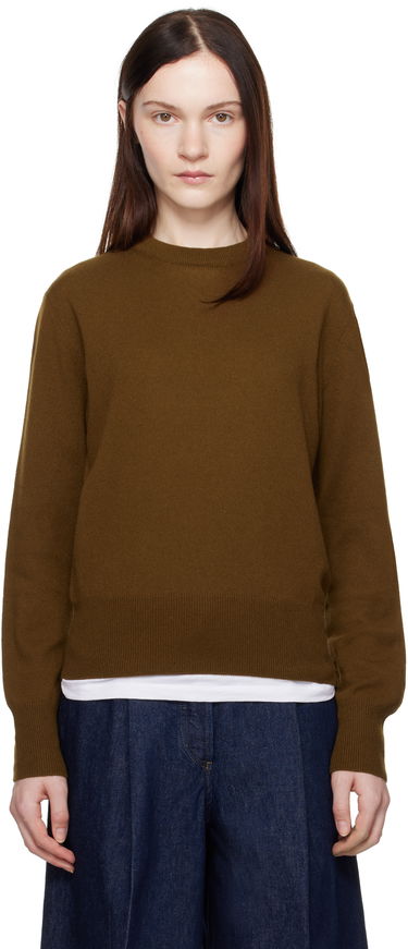 Džemper A.P.C. Anastasia Barbieri Edition Lucia Crewneck Sweater Smeđa | WSABB-F23397, 0