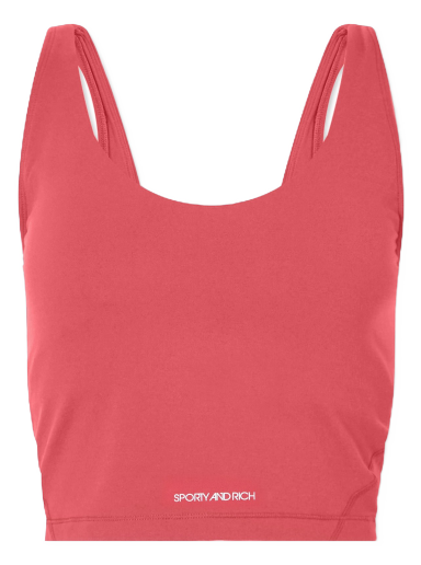 Grudnjak Sporty & Rich Cropped Tank Bra Top Ružičasta | TC671HI