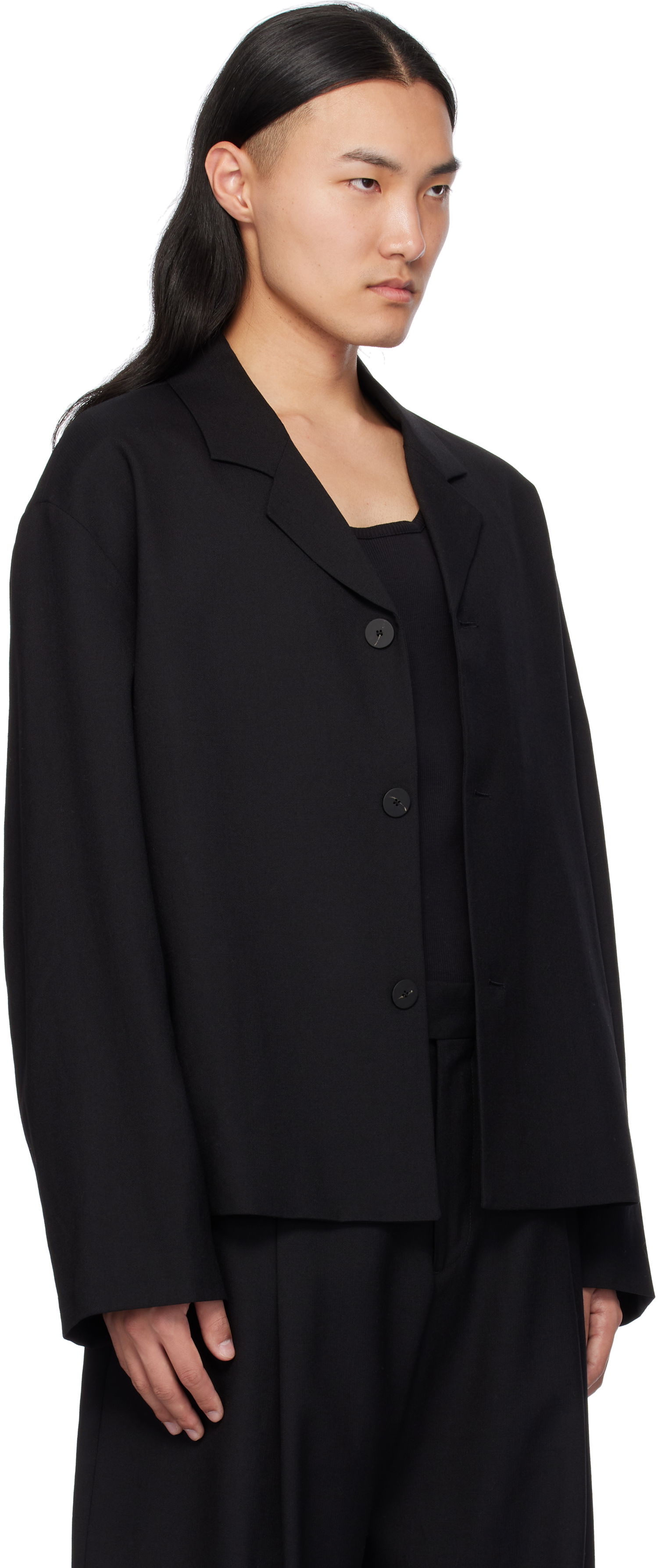 Jakna Studio Nicholson Studio Nicholson Ferro Wool Jacket Crna | FERRO SNM - 1269, 1
