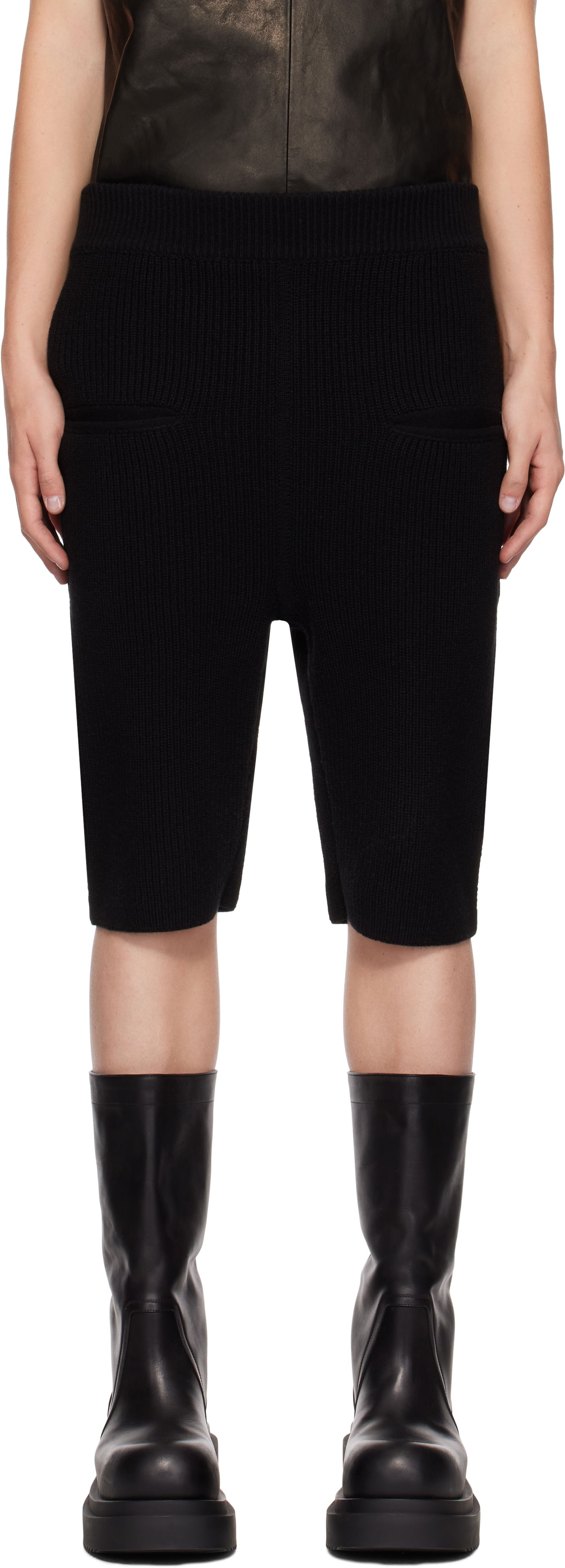 Kratke hlače Rick Owens Shorts With Side Pockets Crna | RR02D6696 KWV, 0
