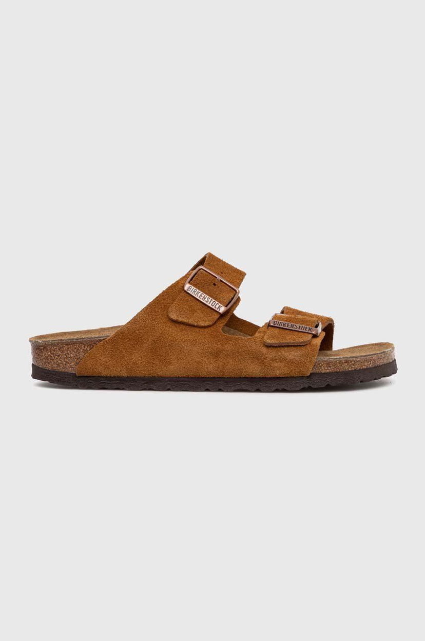 Tenisice i cipele Birkenstock Birkenstock Arizona Suede Slides Smeđa | 1027162