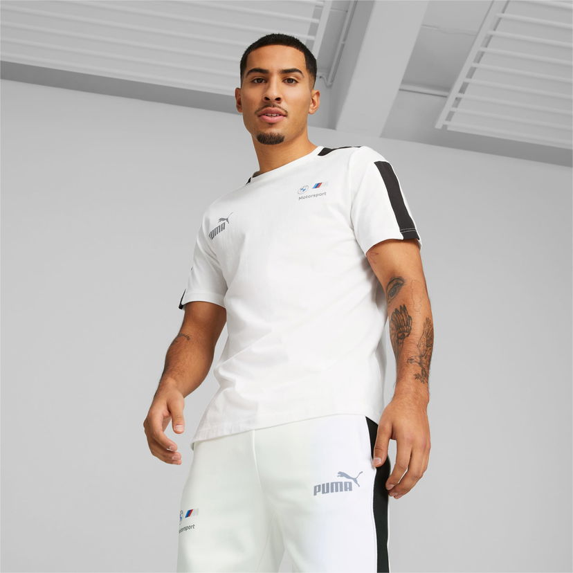 Majica kratkih rukava Puma BMW M Motorsport MT7 Men's T-shirt Bijela | 538119_02